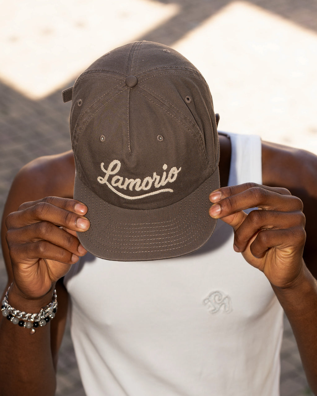 "Chainstitch" Hat brown