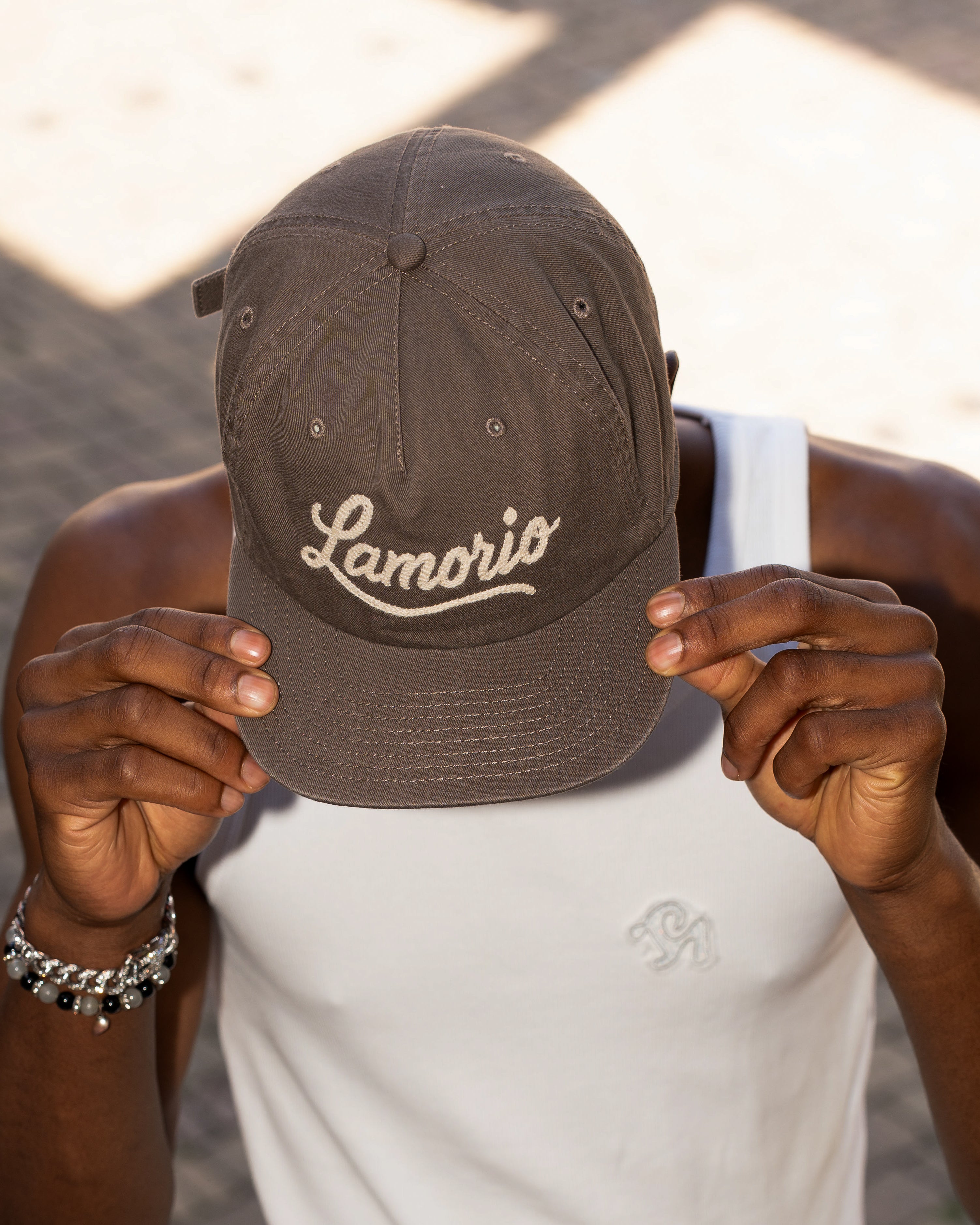 "Chainstitch" Hat brown