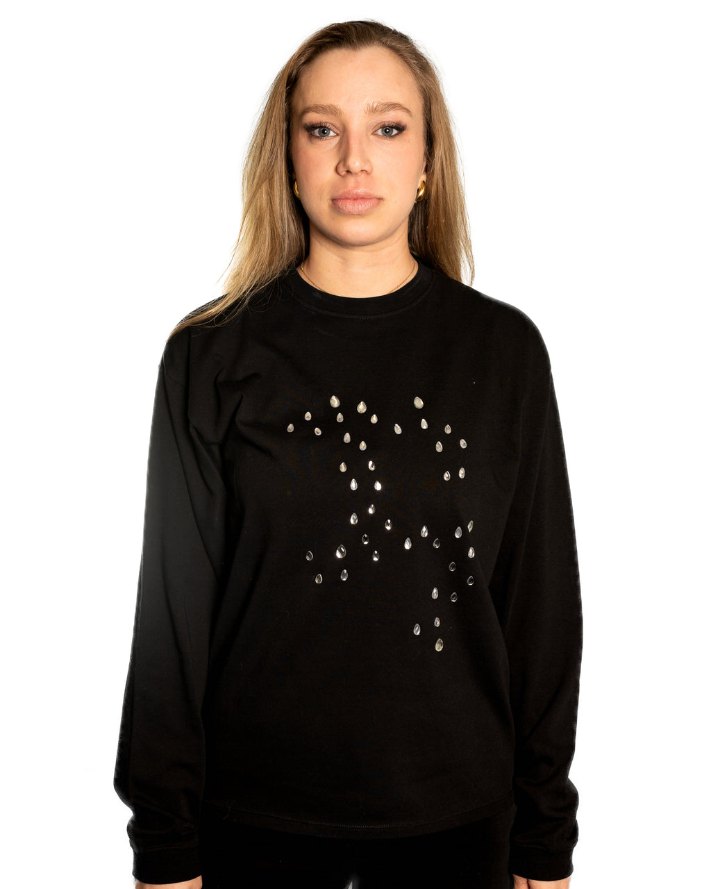 "SHINY LOGO" Longsleeve black